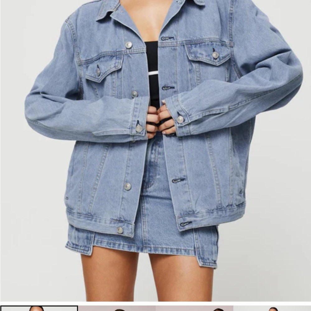 Princess Polly Blue Classic Jean Jacket